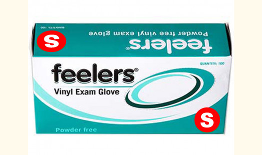 Powder-Free Disposable Vinyl Gloves - Small Clear - 100 Pack